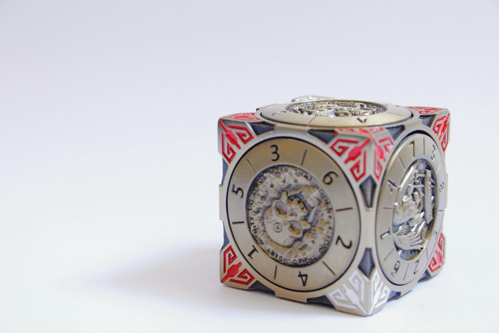 Metal Rotating D20 Dice Spinner DnD Dice Alternative Tabletop RPG Dice Roller Dungeon Master Accessory Unique D&D Gift