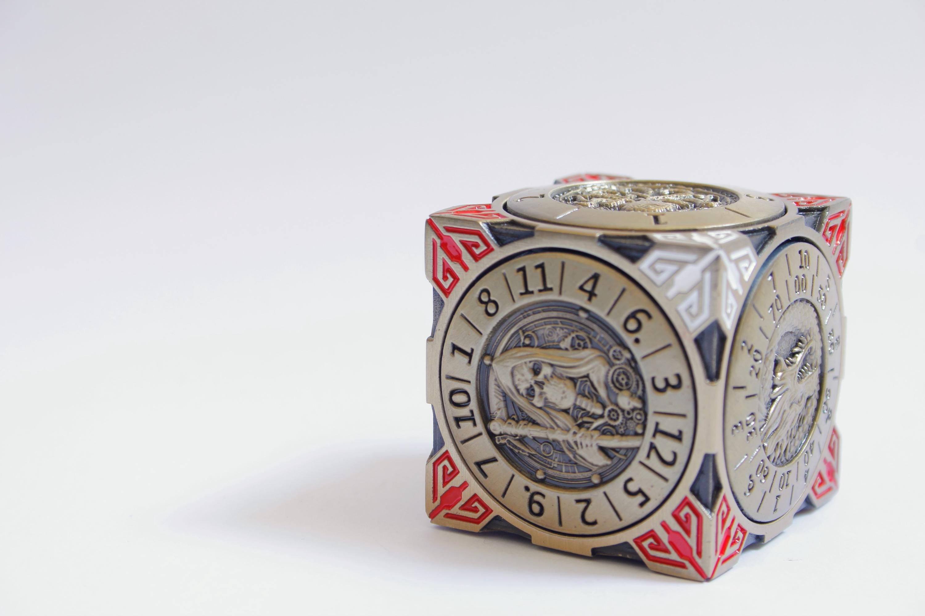 Metal Rotating D20 Dice Spinner DnD Dice Alternative Tabletop RPG Dice Roller Dungeon Master Accessory Unique D&D Gift