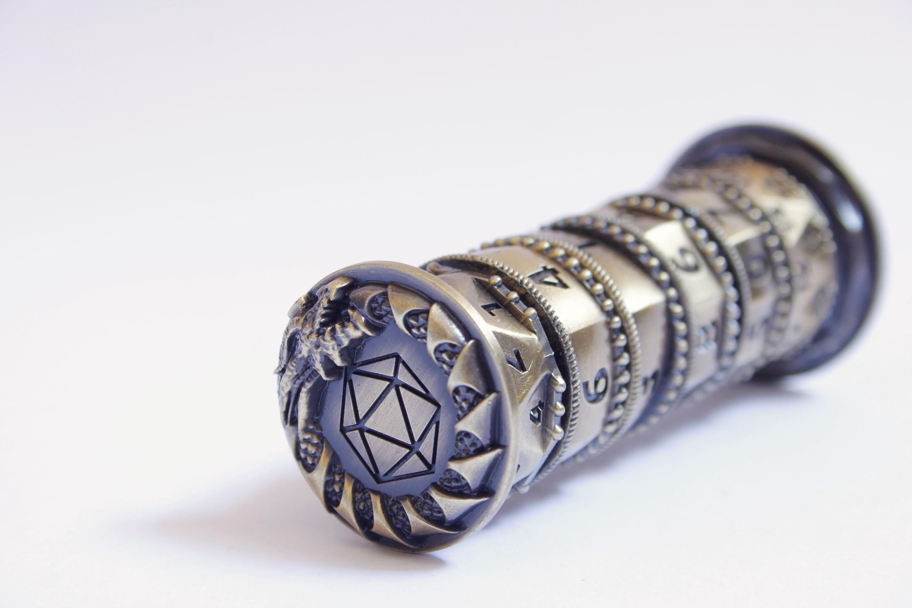 Rotating Dice Tower Spinner DnD Dice Roller Tabletop RPG Accessory Dungeon Master Tool Unique Dice Alternative