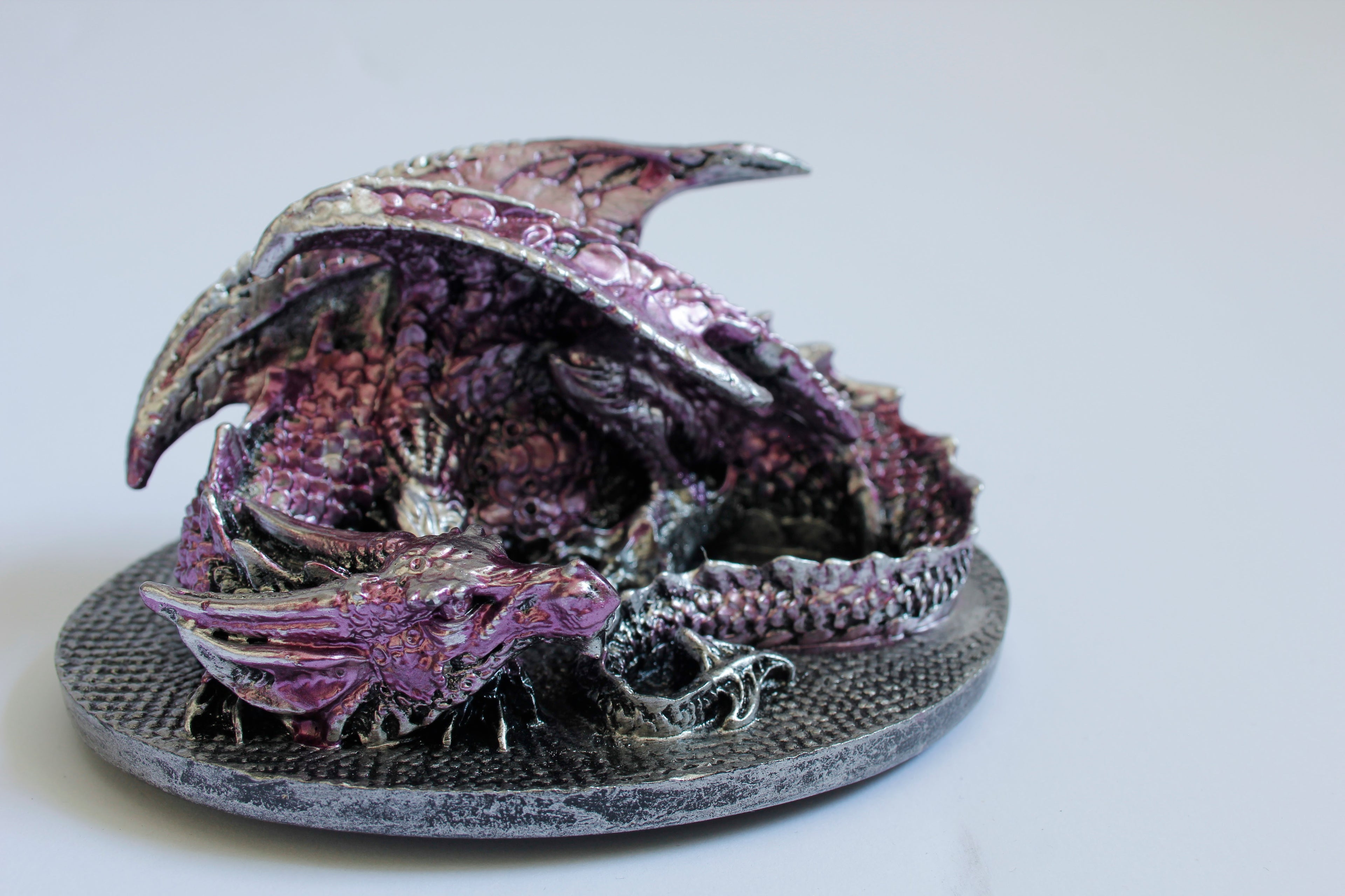 Purple Dragon Dice Box Display Board Game Gift Storage