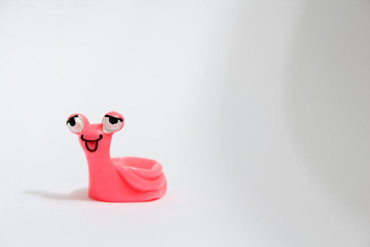 Pink Snail D20 Dice Holder