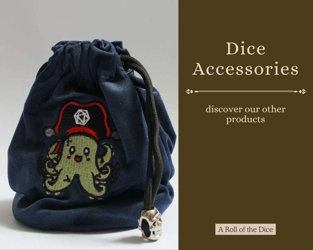 Copper Dice Keychain with Mini Dice Set – D&D RPG Accessory